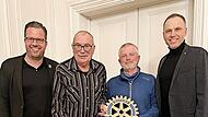 Nico Sauer (Rotary Bad Kissingen), Manfred Egert (Rh&ouml;nklub Bad Kissingen), Horst Karl (Rh&ouml;nklub Bad Kissingen), Steffen Krambo (Rotary Bad Kissingen).
