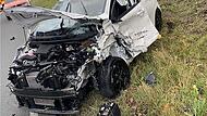 Unfall bei Ludwigsstadt: Totalschaden nach Überschlag