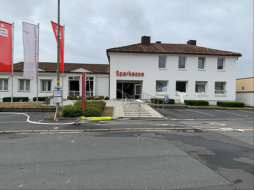 Auch in Küps wurde ein Geldautomat gesprengt.