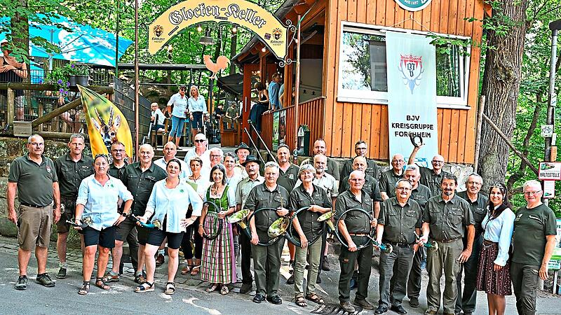 Das Jagdhorn-Bläsertreffen fand im Forchheimer Kellerwald statt.Edwin Rank Das Jagdhorn-Bläsertreffen fand im Forchheimer Kellerwald statt.Edwin Rank
