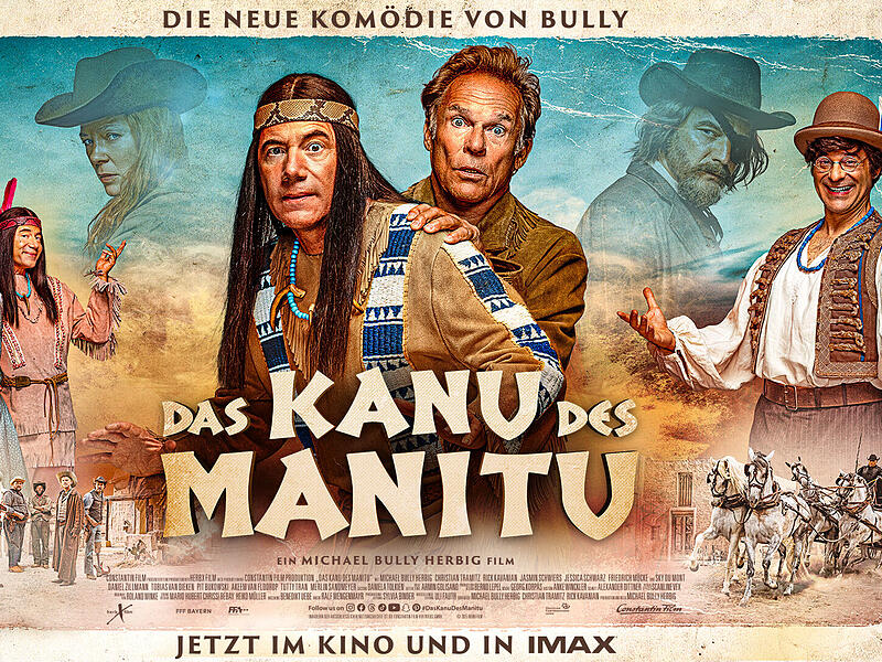 Hauptplakat: Das Kanu des Manitu