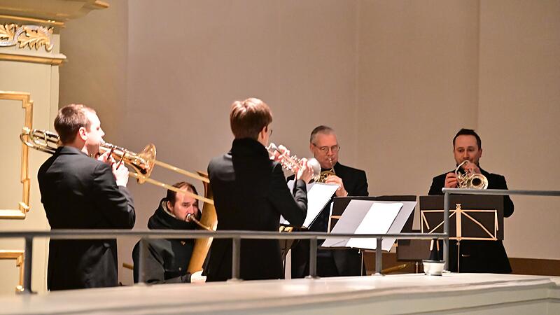 Neujahrskonzert in St.Moriz mit dem Bl&auml;serquintett Coburg