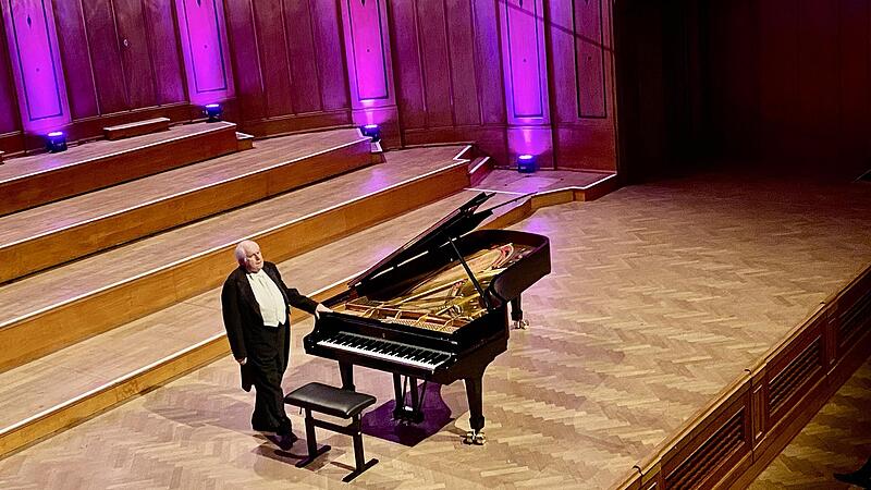 &Uuml;berzeugte nicht 100-prozentig: PIanist Grigory Sokolov beim Kissinger Sommer.