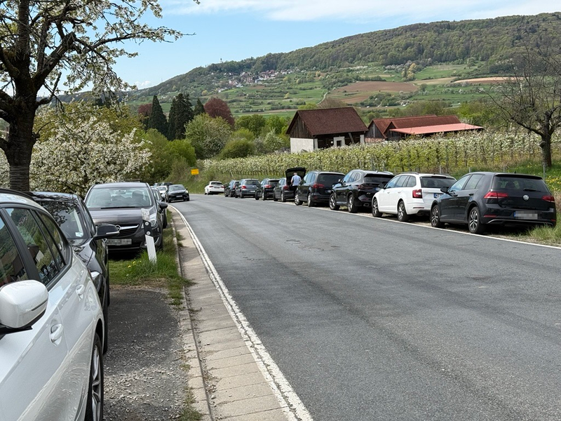 Mehr als 50 Strafzettel musste die Polizei an Falschparker verteilen.Forchheim & Fr&auml;nkische Schweiz