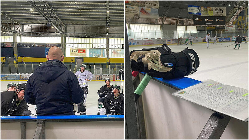 Harte Drills bleiben aus, viel mehr geht es um Aktivierung und Schuss&uuml;bungen. In Ha&szlig;furt steuert der H&ouml;chstadter EC die Belastung, vor allem in mentaler Hinsicht.