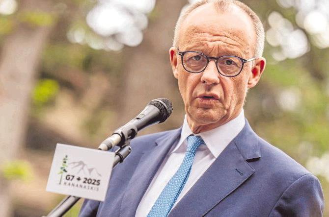 Bundeskanzler Friedrich Merz (CDU) beim G7-Gipfel in Kanada Bundeskanzler Friedrich Merz (CDU) beim G7-Gipfel in Kanada