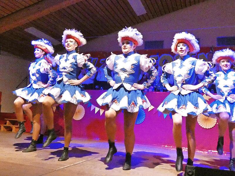 Die Marschtanzgarde beeindruckte mit einer perfekten Choreographie.