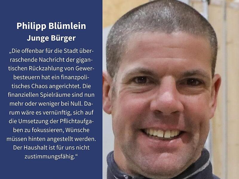 Haushaltsreden Forchheim 2025Haushaltsreden Forchheim 2025 Philipp Blümlein, Junge Bürger