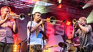 Begeisternder Auftritt: La Brass Banda gastierte beim Kultursommer Rödental.