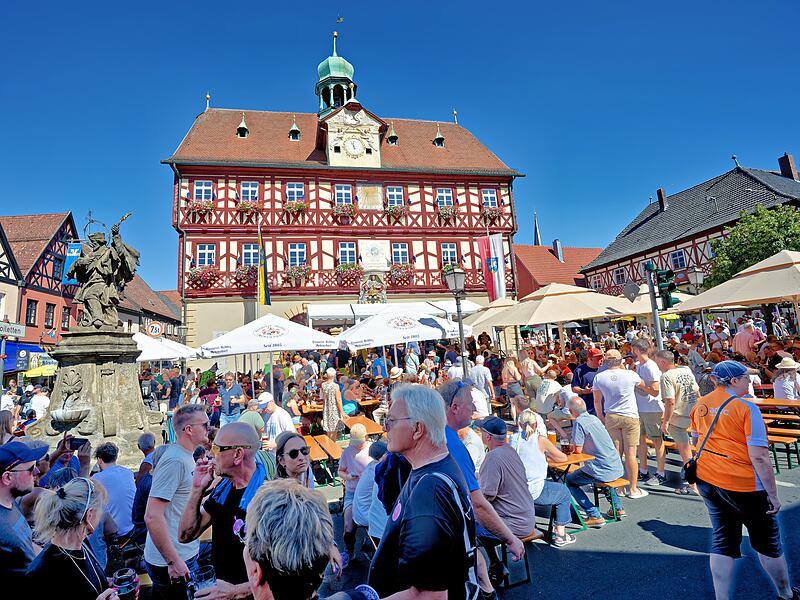 Bierbraufest vor der wundersch&ouml;nen Kulisse Bad Staffelstein.