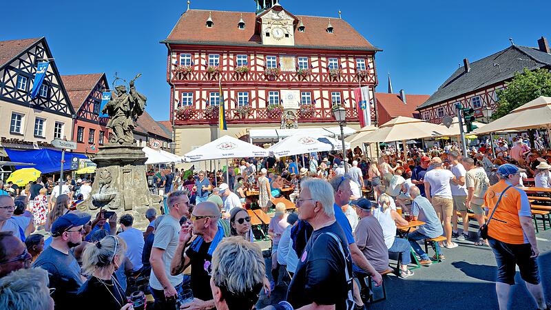 Bierbraufest vor der wundersch&ouml;nen Kulisse Bad Staffelstein.