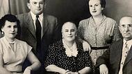 Sie waren eine angesehene Familie in Bad Brückenau, bevor sie von den Nazis vertrieben wurden: Auguste und Julius Schuster (vorne in der Mitte und rechts) in den 1940er Jahren mit ihren Kindern (von links) Sylvia, David und Käthe.