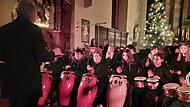 Neu im Programm war das Percussion-Ensemble.