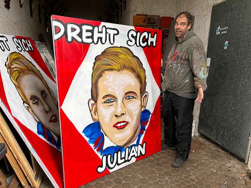 Julian Nagelsmann und der Gaudiwurm in Coburg