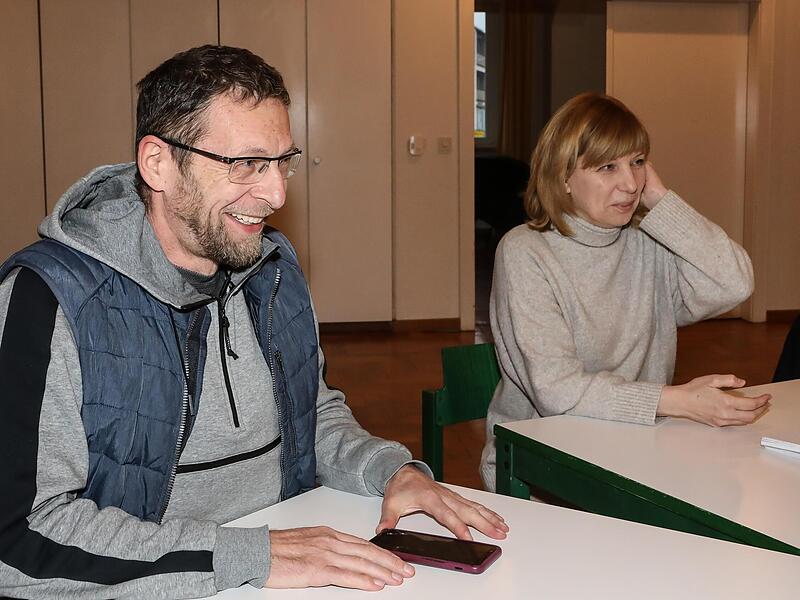 Dimitro und seine Frau IrinaForchheim & Fr&auml;nkische Schweiz