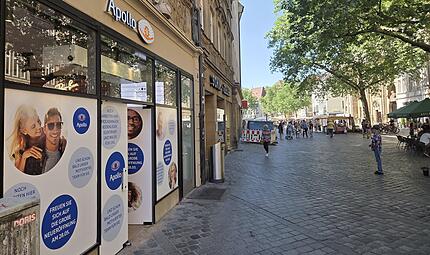 Die neue Apollo-Filiale am Gr&uuml;nen Markt 22 in Bamberg wird am 28. Mai 2026 er&ouml;ffnet.