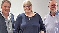 Hans-Jörg Heidelmeier (von links), Dagmar Kühnen und Thomas Weißenfeld vom Bürgerverein wollen, dass die Stadt eine kleinere Variante für die Sinnflut durchrechnet. Hans-Jörg Heidelmeier (von links), Dagmar Kühnen und Thomas Weißenfeld vom Bürgerverein wollen, dass die Stadt eine kleinere Variante für die Sinnflut durchrechnet.