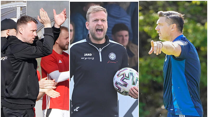 Gastieren alle am Sonntag mit ihren Mannschaften in oder in der Nähe von Aschaffenburg (von links): Calle Schiebel, Jakob Engelmann und Achim Engel. Gastieren alle am Sonntag mit ihren Mannschaften in oder in der Nähe von Aschaffenburg (von links): Calle Schiebel, Jakob Engelmann und Achim Engel.