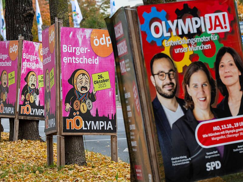 Plakate zur Olympia Bewerbung Münchens
