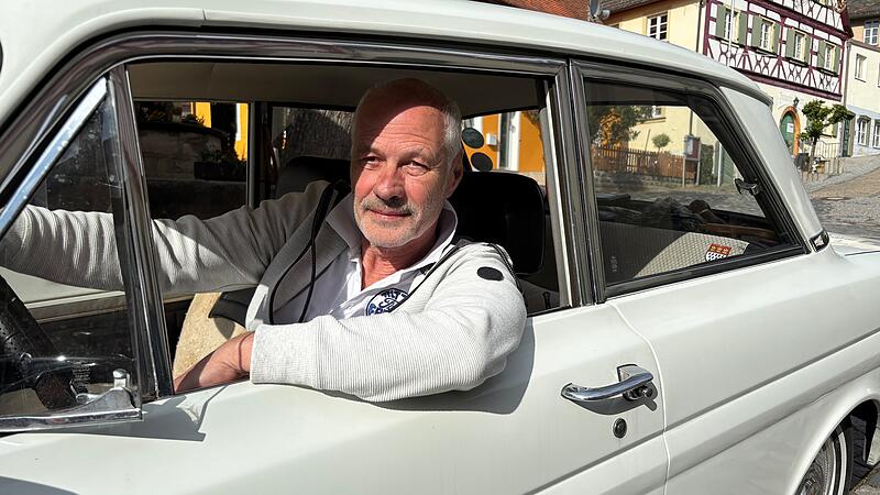 Rudolf Kunath und sein Ford Taunus 12M: Mit diesem Modell verbindet der Lonnerstadter Kindheitserinnerungen, die sein Handeln bis heute pr&auml;gen.