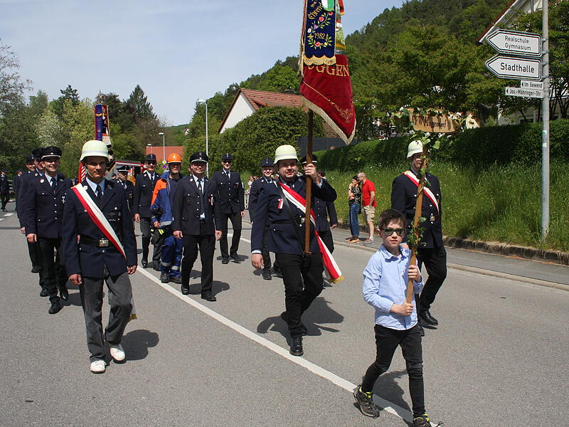 Am Sonntag, 5. Mai, feierte die Feuerwehr Ebermannstadt das 150. Jubil&auml;um mit einem Festumzug.