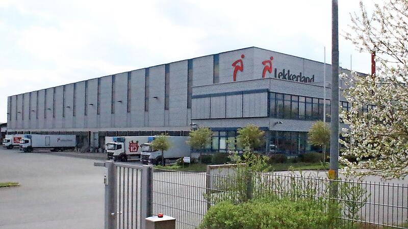 Das Lekkerland-Logistikzentrum im H&ouml;chstadter Gewerbegebiet Aischpark.