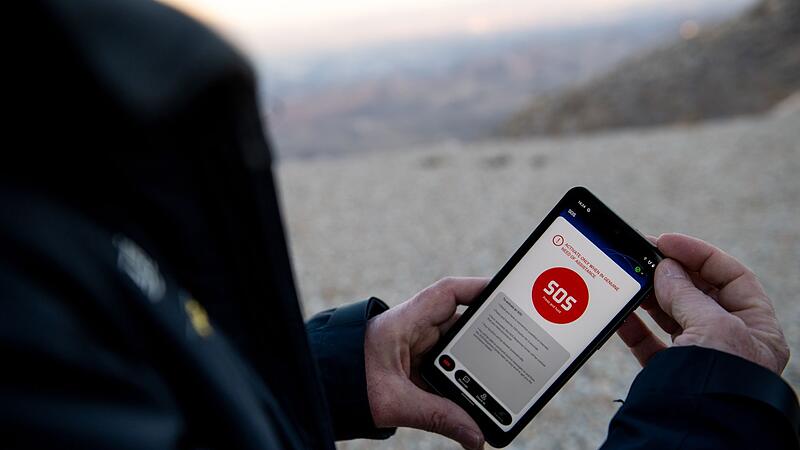 Smartphones Satelliten SMS
