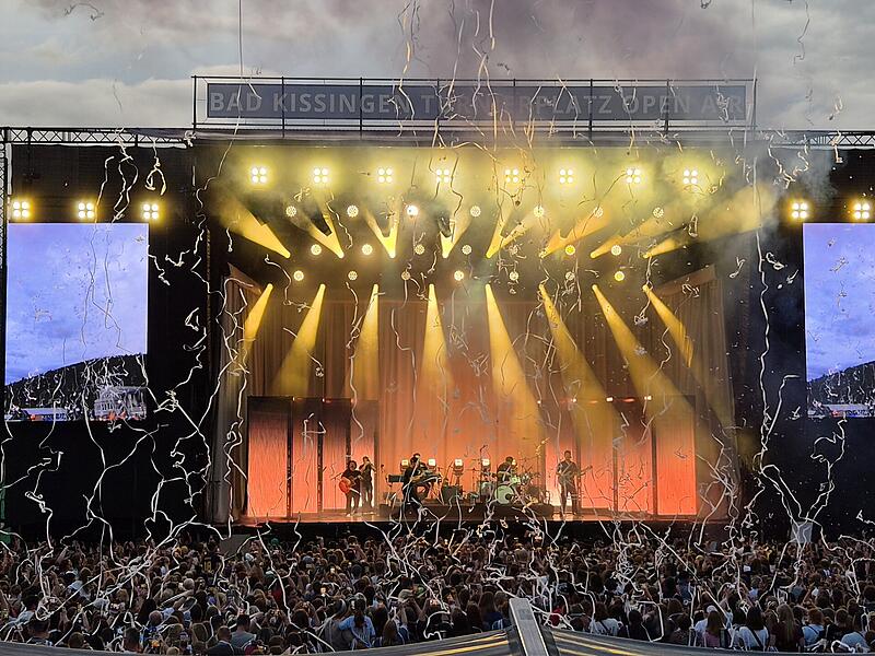 Wincent Weiss beim Open Air in Bad Kissingen