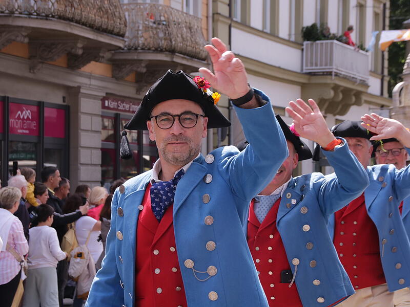 Die Stimmung beim Umzug war hervorragend.