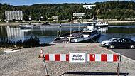Niedrigwasser am Rhein