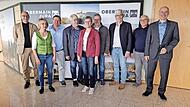 Der neue und alte Vorstand der Lokalen Aktionsgruppe Obermain (von links): Christian Meißner, Andrea Musiol (Geschäftsführerin), Matthias Söllner, Norbert Fuhrmann, Marion Warmuth, Manfred Rauh, Bernhard Storath, Josef Breunlein und Joachim Selzam.