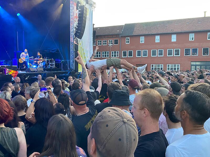 Beatsteaks in Coburg: Punkrock nach Vorne bei HUK-Open-Air