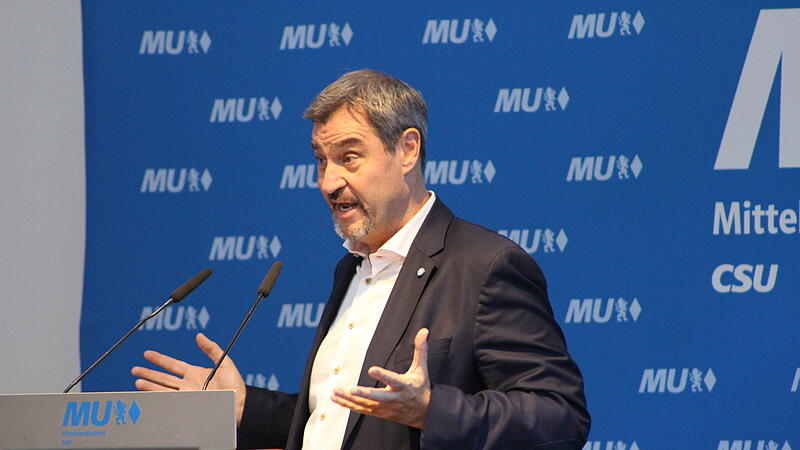 Markus S&ouml;der spricht bei Landesversammlung der CSU-Mittelstandsunion in Bamberg