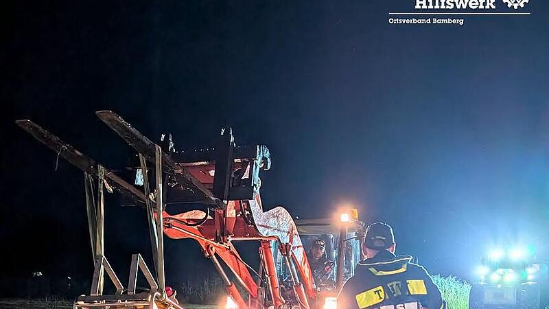 Gemeinsame Aktion der Freiwilligen Feuerwehr und THWs am Seen bei Baunach