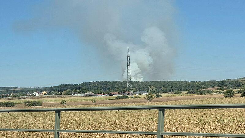 Waldbrand bei Oberhaid: Landratsamt Bamberg mit aktueller Warnung Waldbrand bei Oberhaid: Landratsamt Bamberg mit aktueller Warnung