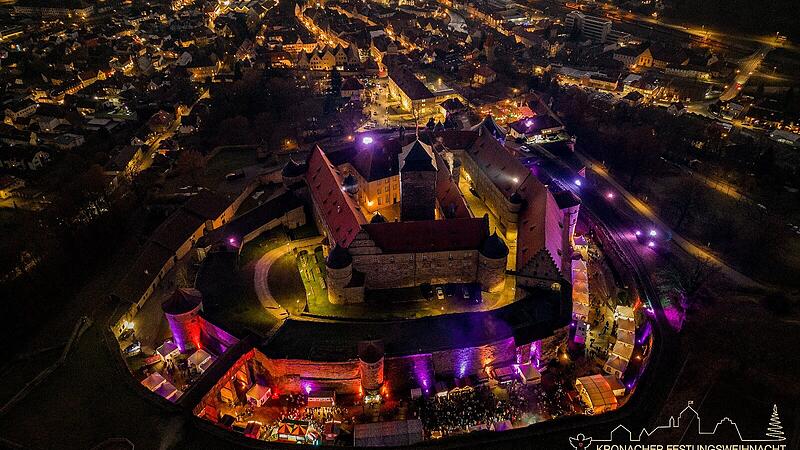 Die Festungsweihnacht von oben