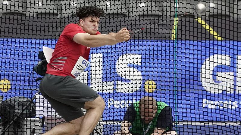 Merlin Hummel musste in Berlin m&auml;chtig k&auml;mpfen, um seiner Favoritenrolle bei der Deutschen Meisterschaft im Hammerwerfen gerecht zu werden.