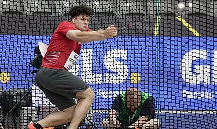 Merlin Hummel musste in Berlin mächtig kämpfen, um seiner Favoritenrolle bei der Deutschen Meisterschaft im Hammerwerfen gerecht zu werden. Merlin Hummel musste in Berlin mächtig kämpfen, um seiner Favoritenrolle bei der Deutschen Meisterschaft im Hammerwerfen gerecht zu werden.