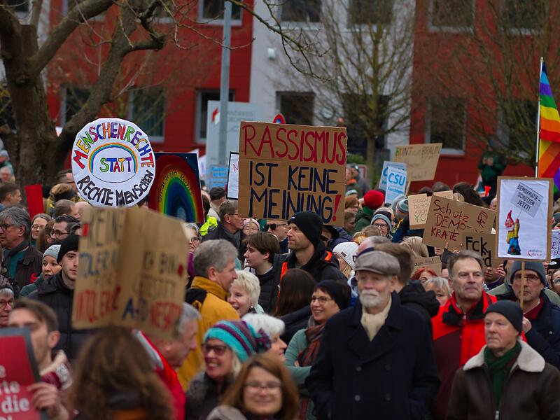 Demo f&uuml;r Demokratie in ForchheimDemo f&uuml;r Demokratie in Forchheim
