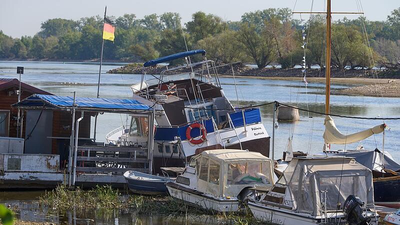 Niedrigwasser im Rhein