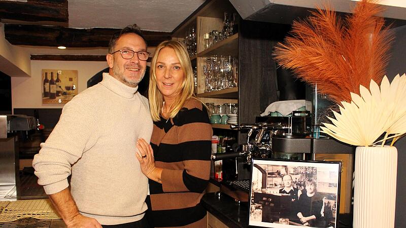 Die Schlie&szlig;ung f&auml;llt Corrado und Katrin Orsini nicht leicht. Corrados Eltern Maria und William Orsini haben 1982 in Sambach begonnen. Im Foto (unten rechts) sind sie immer dabei.