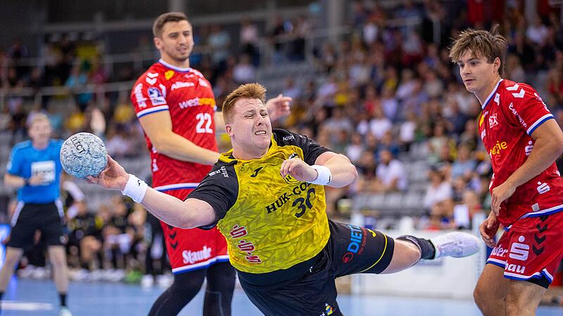 HSC-Kreisläufer Nils Röller markierte vier Treffer gegen Essen. HSC-Kreisläufer Nils Röller markierte vier Treffer gegen Essen.