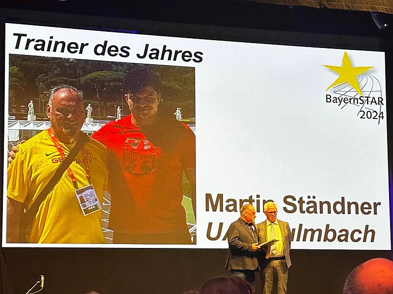 Martin Ständner hat Merlin Hummel entdeckt und zum Olympioniken geformt. Dafür wurde er nun zum Leichtathletik-Trainer des Jahres 2024 in Bayern gekürt - zum dritten Mal in seiner langen Karriere. Martin Ständner hat Merlin Hummel entdeckt und zum Olympioniken geformt. Dafür wurde er nun zum Leichtathletik-Trainer des Jahres 2024 in Bayern gekürt - zum dritten Mal in seiner langen Karriere.