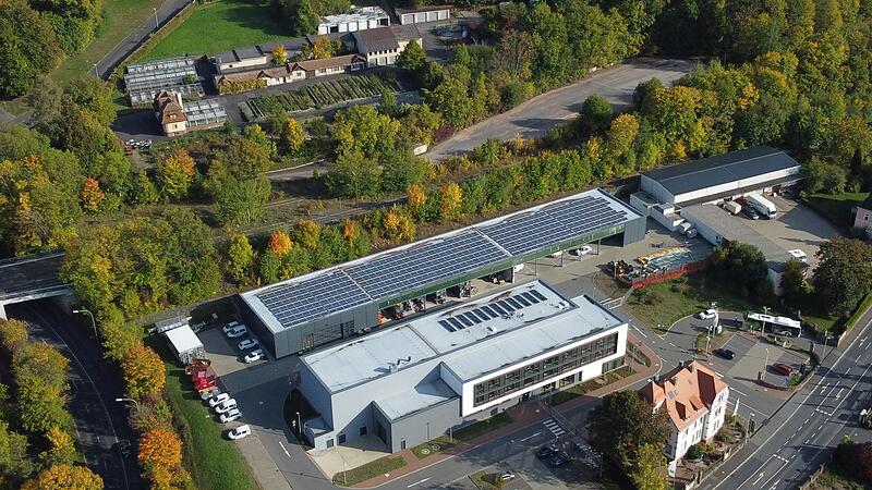 Das Betriebsgel&auml;nde der Stadtwerke Bad Kissingen.