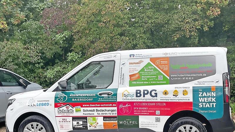 Das Auto des Tierheims Forchheim.