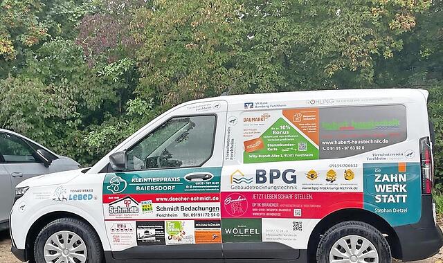 Das Auto des Tierheims Forchheim.
