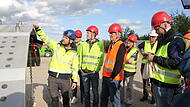 Windpark am Rennsteig: Baustellenbesichtigung in Steinbach am WaldWindpark am Rennsteig: Baustellenbesichtigung in Steinbach am Wald