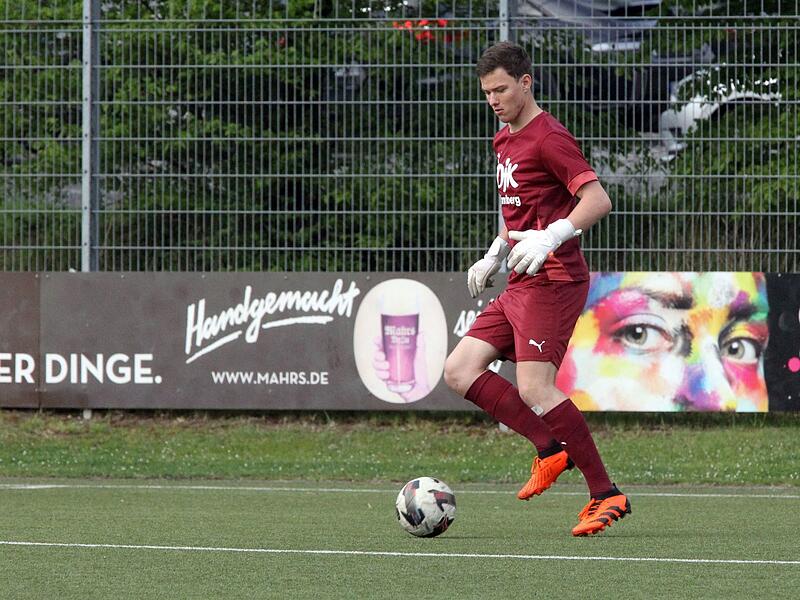 Mit 20 Jahren längst in der Landesliga etabliert: DJK-Keeper Kilian Wagner. Mit 20 Jahren längst in der Landesliga etabliert: DJK-Keeper Kilian Wagner.