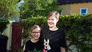 Jan (links) und Jona Färber gehen in Forchheim in die Montessorischule.