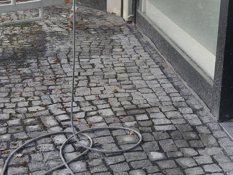 Bauarbeiten auf dem Freiherr-von-Stockmar-Platz in Coburg